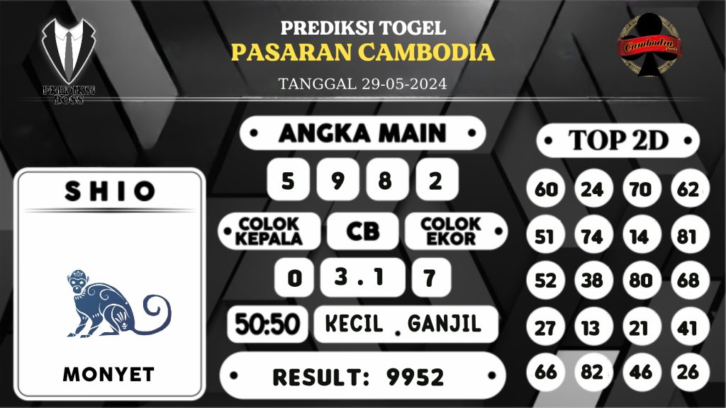 https://prediksibostajiranda.org/prediksi-boss-togel-cambodia-rabu-29-mei-2024/